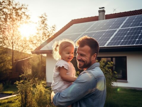 A family enjoying the results of their energy upgrade — confident, informed, and happy with their home